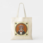 Welshe Corgi Bril Tote Bag (Achterkant)