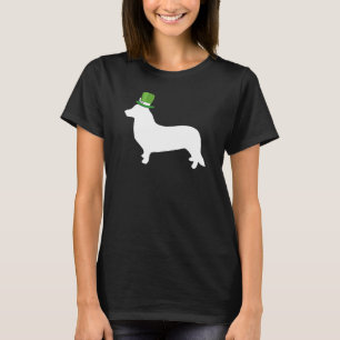 Welshe Corgi Cardigan Leprechaun Iers St Patrick D T-shirt