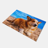 Welshe Corgi. Deurmat (Schuin)