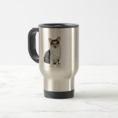 Welshe Corgi (driekleurig) Reisbeker (Voorkant links)