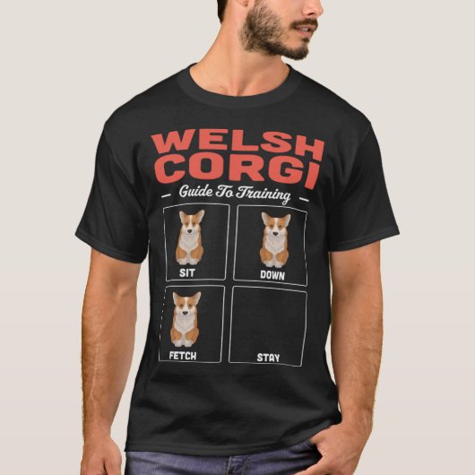 Welshe Corgi Gids voor Training T-shirt (Voorkant)