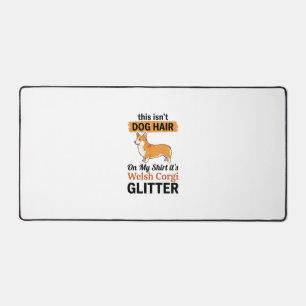 Welshe Corgi Glitter Grappige Hond Liefhebber T-Sh Bureaumat