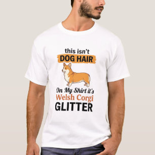 Welshe Corgi Glitter Grappige Hond Liefhebber T-Sh T-shirt