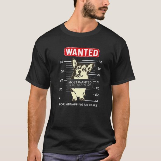 Welshe Corgi-hond 103 T-shirt (Voorkant)