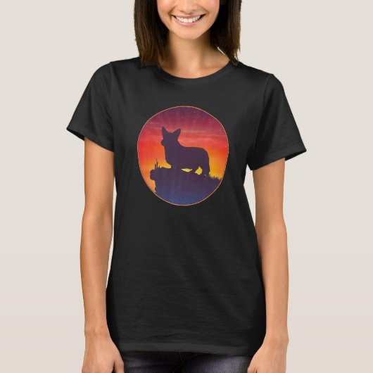 Welshe Corgi-hond 3 T-shirt (Voorkant)