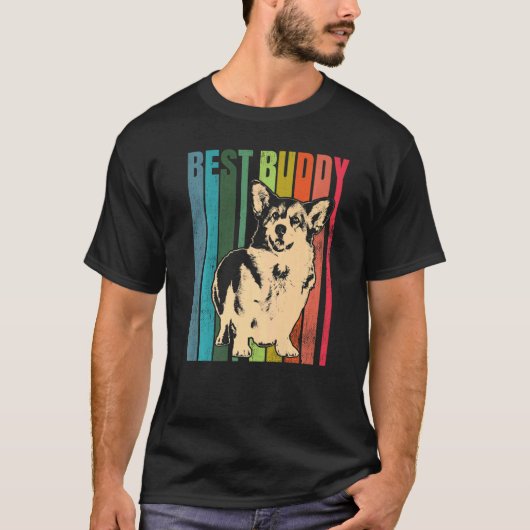 Welshe Corgi-hond 60 T-shirt (Voorkant)