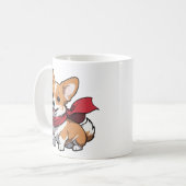 Welshe Corgi hond Koffiemok (Voorkant links)
