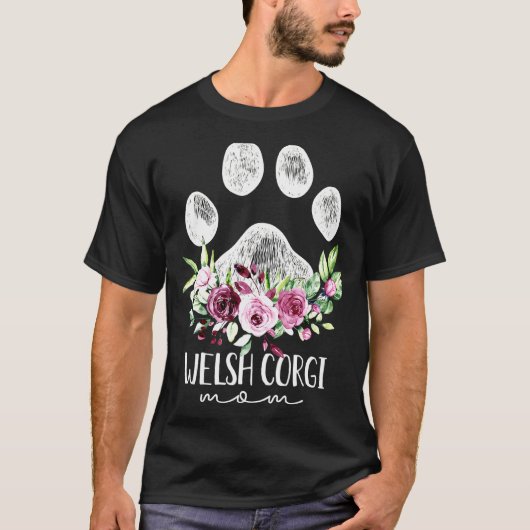 Welshe Corgi-hond Moeder T-shirt (Voorkant)