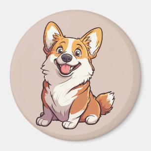 Welshe Corgi hond Mok Magneet