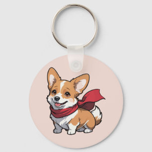 Welshe Corgi hond Sleutelhanger