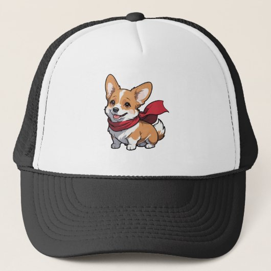 Welshe Corgi hond Trucker Pet (Voorkant)