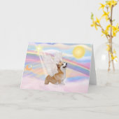 Welshe Corgi Kaart (Gele Bloem)