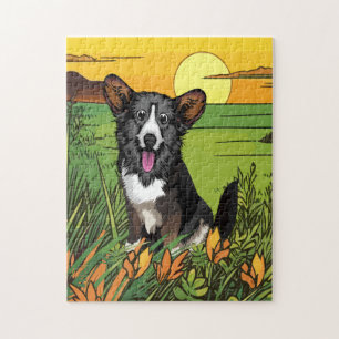 Welshe Corgi Puppy Legpuzzel