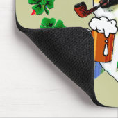 Welshe Corgi St. Patrick's Day Muismat (Hoek)
