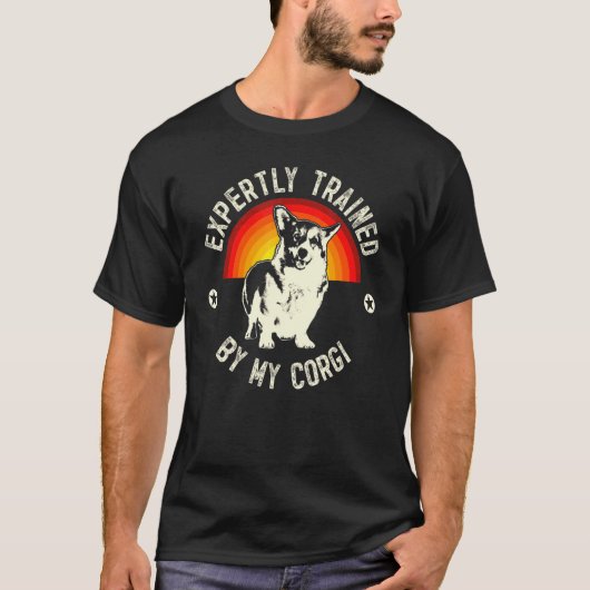 Welshe Corgi Zegt Pun Quote T-shirt (Voorkant)