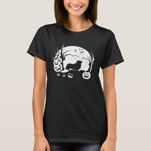 Welshe Corgi's Halloween T-shirt (Voorkant)