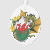 Welshe Drakenvlag Ornament (voorkant)