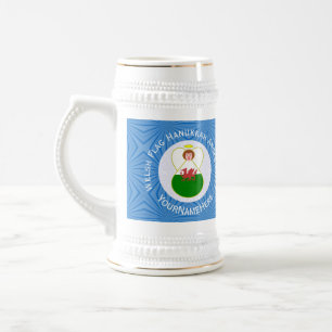 Welshe Engel Hanukkah Vlag Bierpul