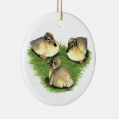 Welshe Harlekijn Eendjes Keramisch Ornament (Rechts)
