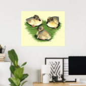 Welshe Harlekijn Eendjes Poster (Thuiskantoor)