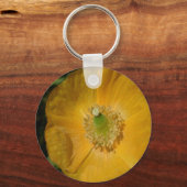 Welshe Papaver Macro Sleutelhanger (Voorkant)