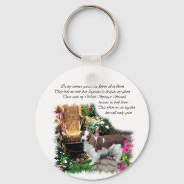 Welshe Springer Spaniel Kunst Cadeaus Sleutelhanger