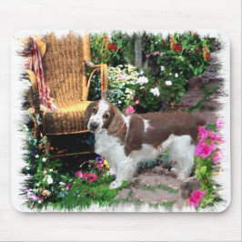 Welshe Springer Spaniel Kunst Geschenken Muismat
