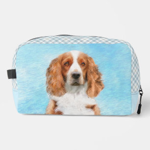 Welshe Springer Spaniel Schilderij Originele Honde Toilettasje