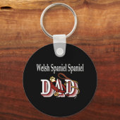 Welshe springer spaniel vader Sleutelhanger (Voorkant)
