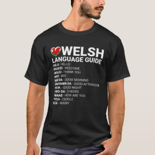 Welshe Taalgids St Davids Day Wales Vertaling T-shirt