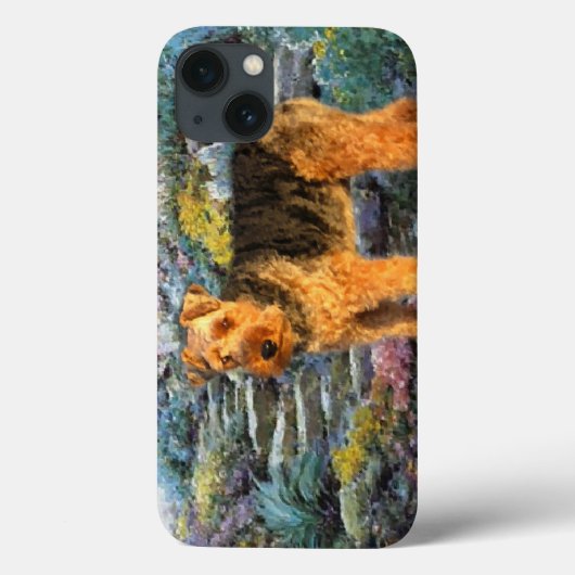 Welshe Terrier Kunst Case-Mate iPhone Case (Achterkant)