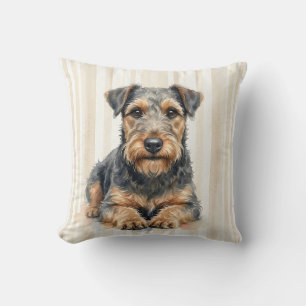 Welshe Terrier Watercolor Kussenhoes Kussen