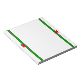 Welshe vlag notitieblok