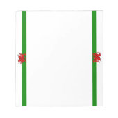Welshe vlag notitieblok (Voorkant)
