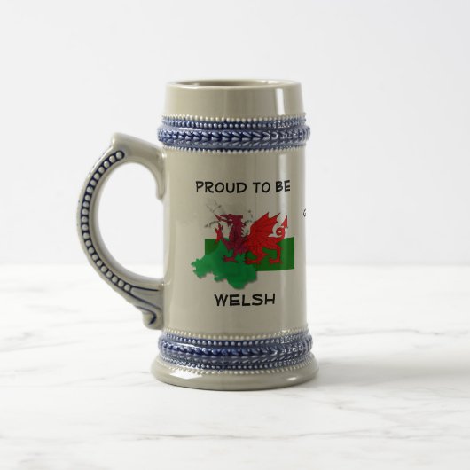 Welshe VLAG VAN WALES Red Dragon Bierpul (Links)