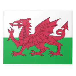 Welshe vlag (Wales) (Welshe Draak) Notitieblok
