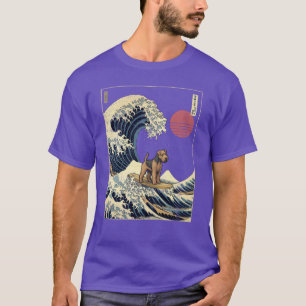 Welsherrier Kanagawa Japanse Surfing Golf vintage T-shirt