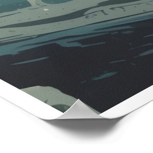 Weltall Tour-Mid Century Futurismus Poster (Hoek)