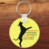 Weltanschauung Hond Sleutelhanger (Voorkant)