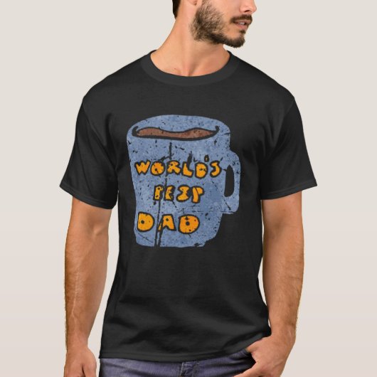 Weltbeste Papa Father's Day  Pocket Mug T-shirt (Voorkant)