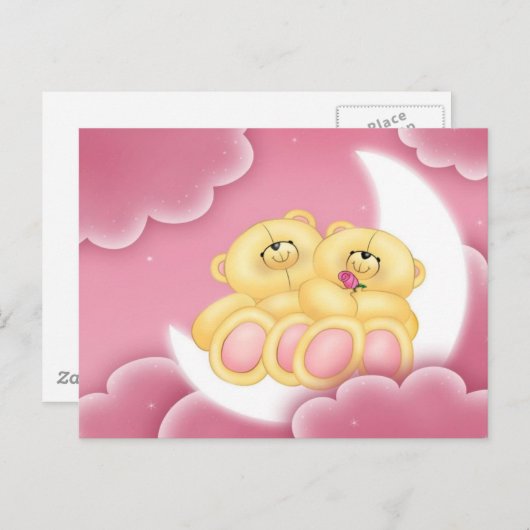 Welterusten Beren! Welterusten Beer Briefkaart (Voorkant / Achterkant)