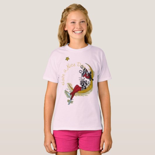 Welterusten: een fijne dag en een betere nacht t-shirt (Voorkant volledig)