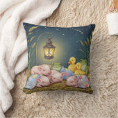 Welterusten, eendjes, biggetjes, kikkers kussen (Deken)