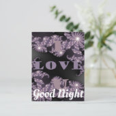 Welterusten, ik hou van je hebt een bloedige avond briefkaart (Staand voorkant)