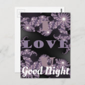 Welterusten, ik hou van je hebt een bloedige avond briefkaart (Voorkant / Achterkant)