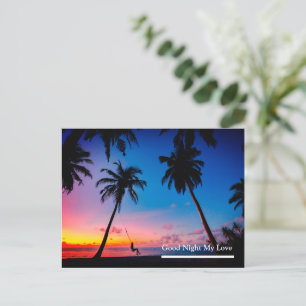 Welterusten mijn liefde briefkaart