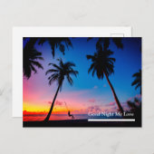 Welterusten mijn liefde briefkaart (Voorkant / Achterkant)