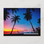 Welterusten mijn liefde briefkaart (Voorkant)