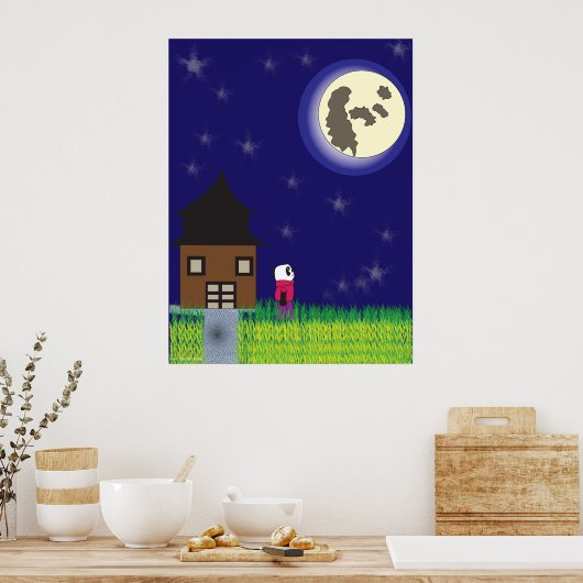 Welterusten Poster Panda (Keuken)