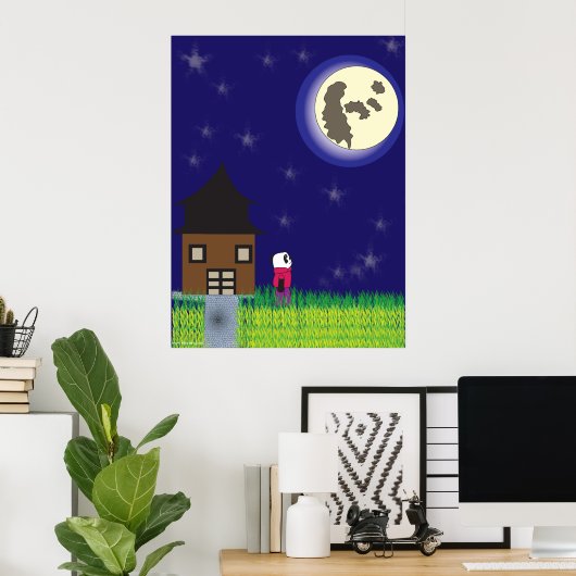 Welterusten Poster Panda (Thuiskantoor)